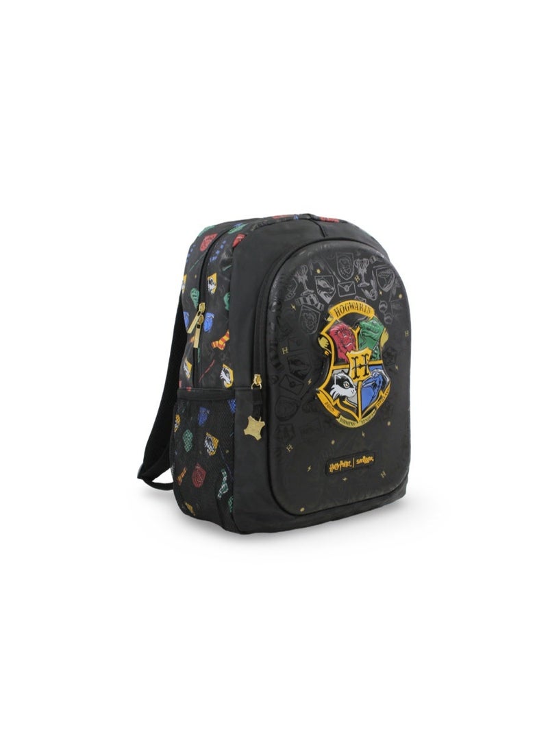 Smiggle Backpack Hogwarts Harry Potter Design 17 Inches – Black - Image 1