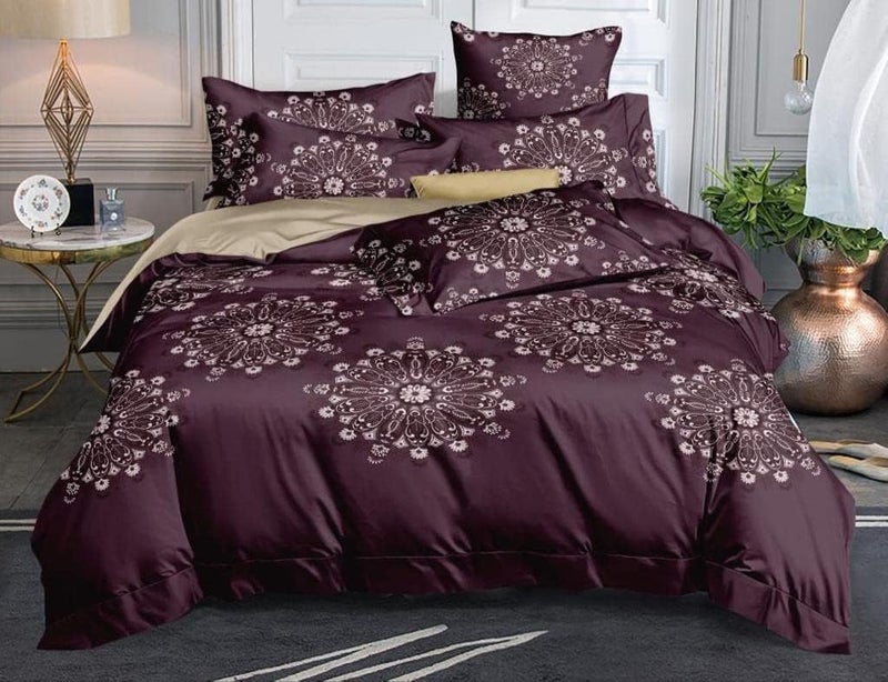 KIAAKSH KIAAKSH Super Premium Quilt Cover Double Bed with Zipper Blanket Coverrajai CoverComforter CoverDuvet Cover King Size Glace Cotton Warm Stuff King Size Dohars 90x100 Inches SN 14 