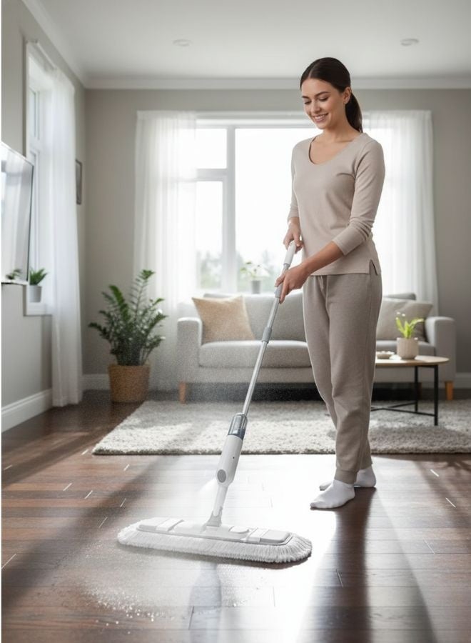 زيسكوير إصدار مُحسّن ٢٠٢٥ - ممسحة رش فاخرة لتنظيف الأرضيات | زجاجة مانعة للتسرب | وسادة من الألياف الدقيقة | تنظيف سريع - Image 3