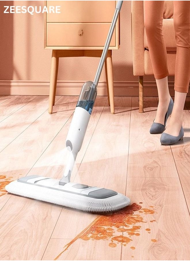 ZEESQUARE 360° Rotating Spray Mop with Refillable Bottle - Lightweight Flat Mop for Wet & Dry Cleaning, 1 Washable Microfiber Pads, 350ml Tank, Quick-Drying, Perfect for All Type Of Surface  - Image 4
