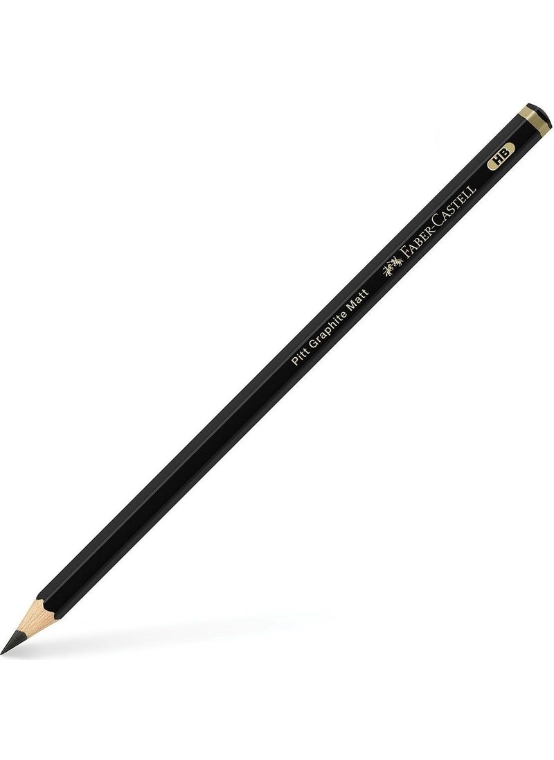 FABER-CASTELL - Pitt Graphite Matte Graded Pencil - Hb - Image 1