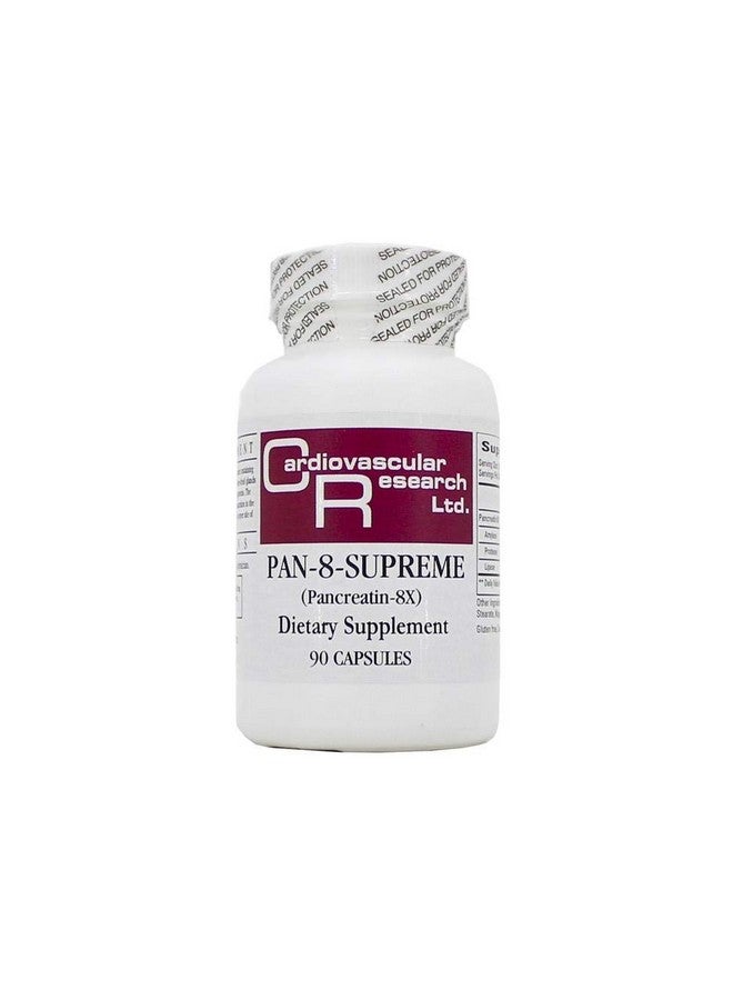 Ecological Formulas Pan8Supreme (Pancreatin8X) 90 Caps - Image 1