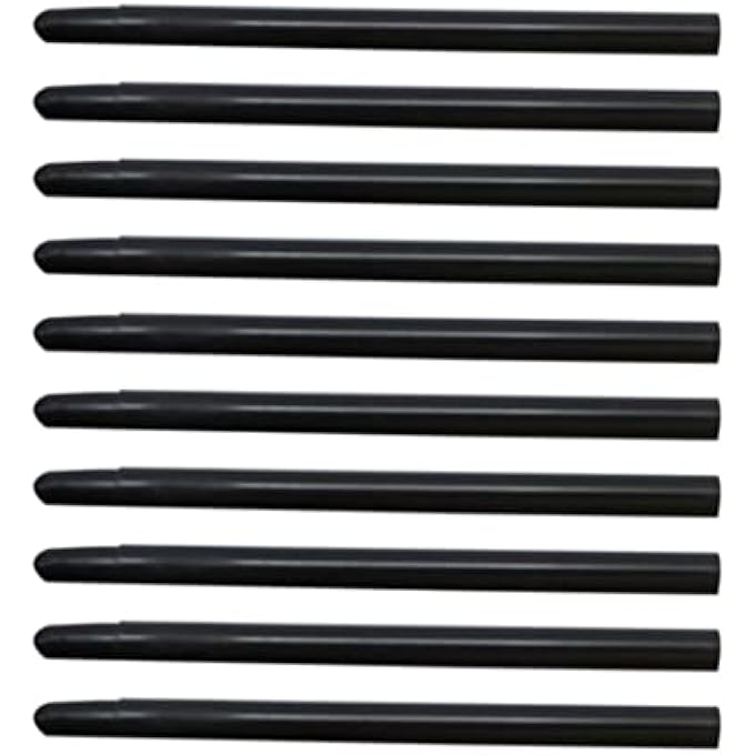 rayihni 10-PACK UNIVERSAL REPLACEMENT STANDARD PEN NIBS REPLACEMENT FOR INTUOS CTL-4100 / 4100WL ; CTL-6100 / 6100WL(BLACK)(BLACK) - Image 1
