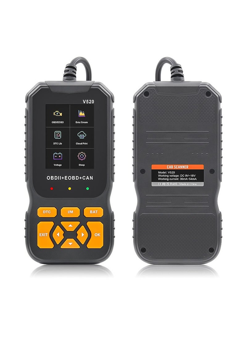 Generic - أداة تشخيص OBD2 احترافية، محرك فحص تلقائي متطور مع قراءة/مسح رمز الخطأ، 35901 رمز تشخيصي للخطأ، طباعة بيانات سحابية، قارئ رمز ماسح للسيارات بعد عام 1996 - Image 1