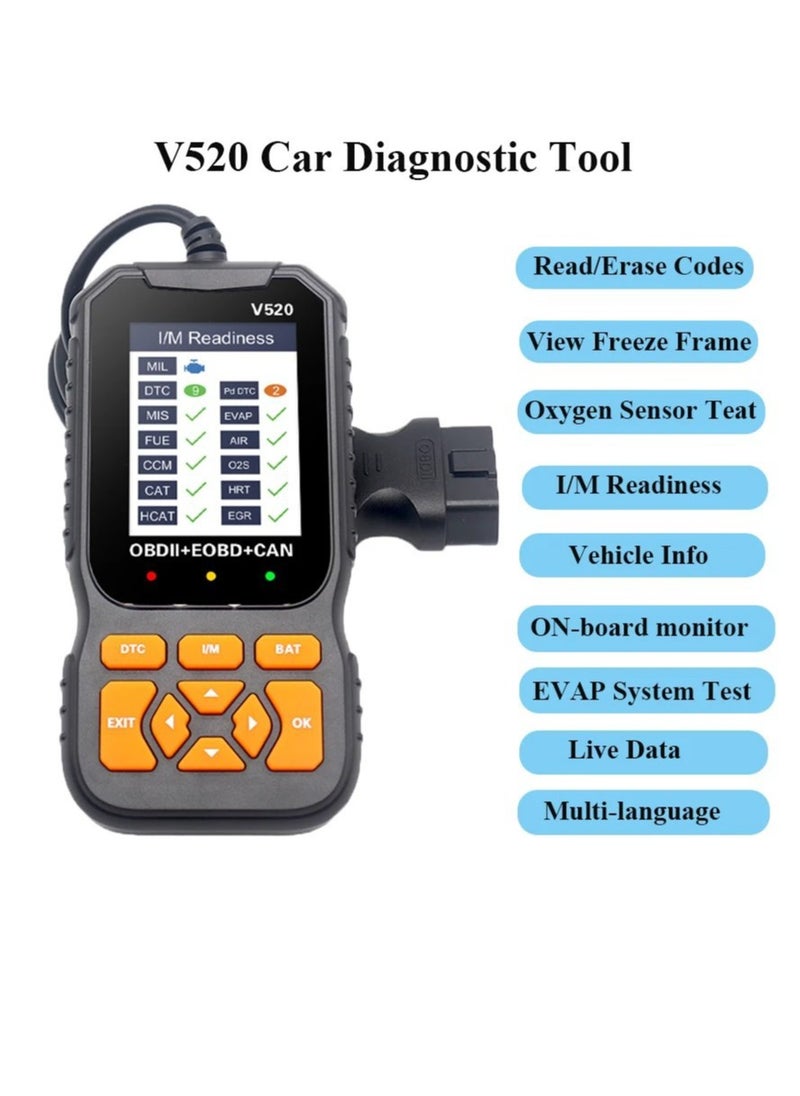 Generic - أداة تشخيص OBD2 احترافية، محرك فحص تلقائي متطور مع قراءة/مسح رمز الخطأ، 35901 رمز تشخيصي للخطأ، طباعة بيانات سحابية، قارئ رمز ماسح للسيارات بعد عام 1996 - Image 1