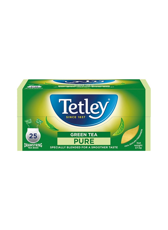 Tetley شاي أخضر نقي 25 كيس شاي - Image 1