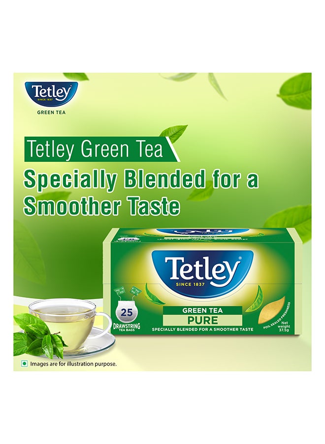 Tetley شاي أخضر نقي 25 كيس شاي - Image 3