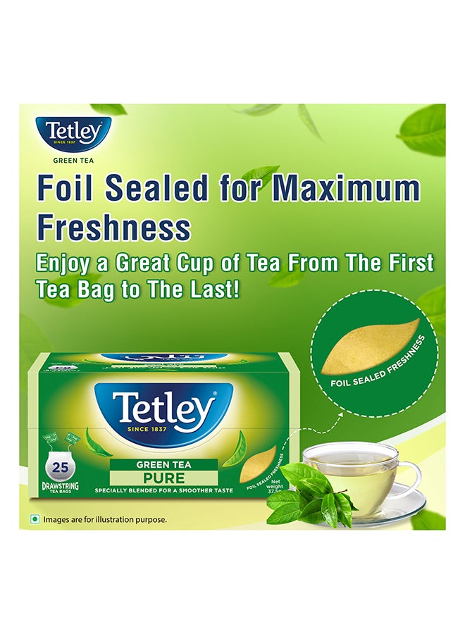 Tetley شاي أخضر نقي 25 كيس شاي - Image 5