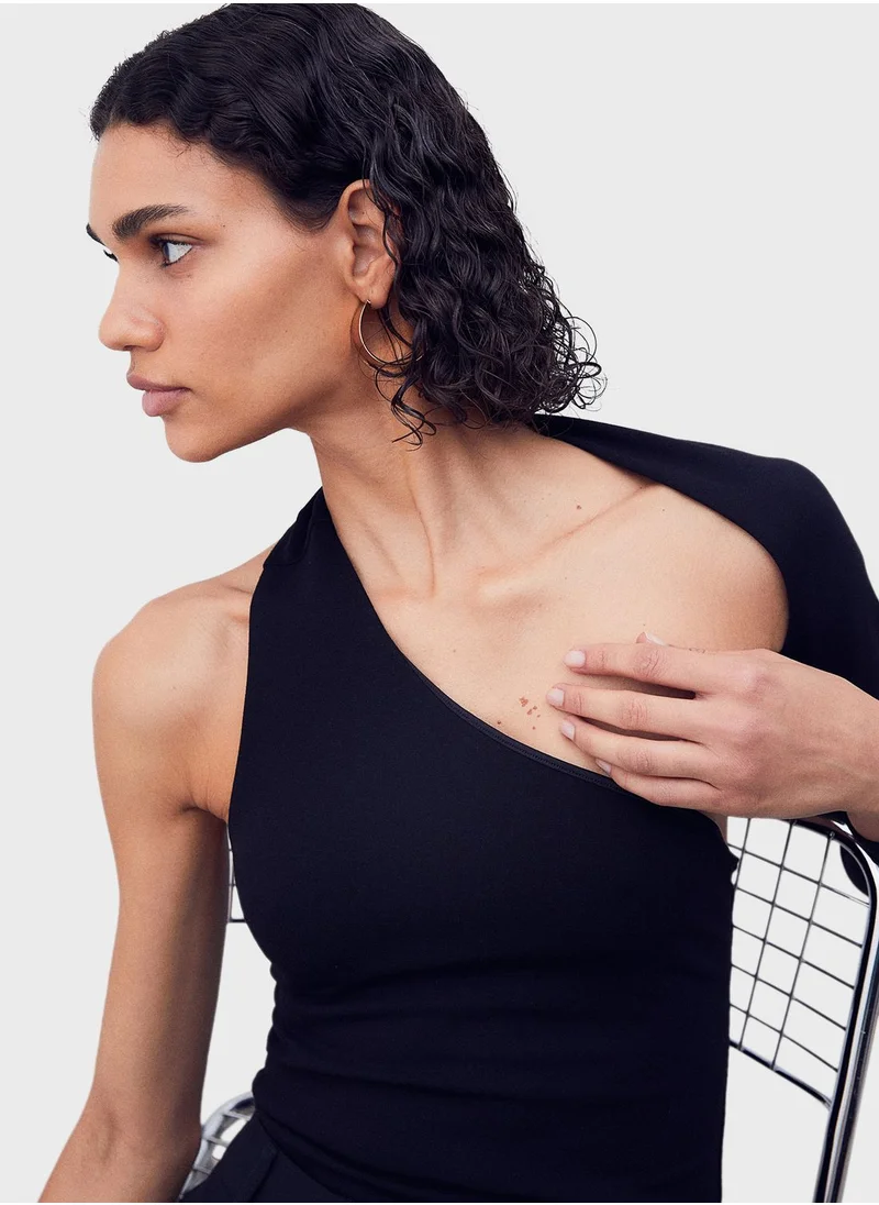 H&M Asymmetric One Shoulder Thong Body