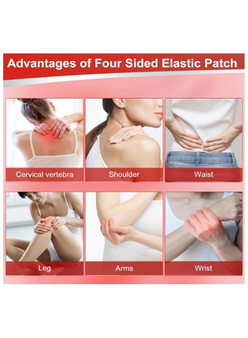 MQ Pain Relief Patch, 20 Patches Knee Pain Relief Plaster, 8H Natural Patch Relieve Muscle Joint Neck Knee Pains (10*14CM) - Image 4