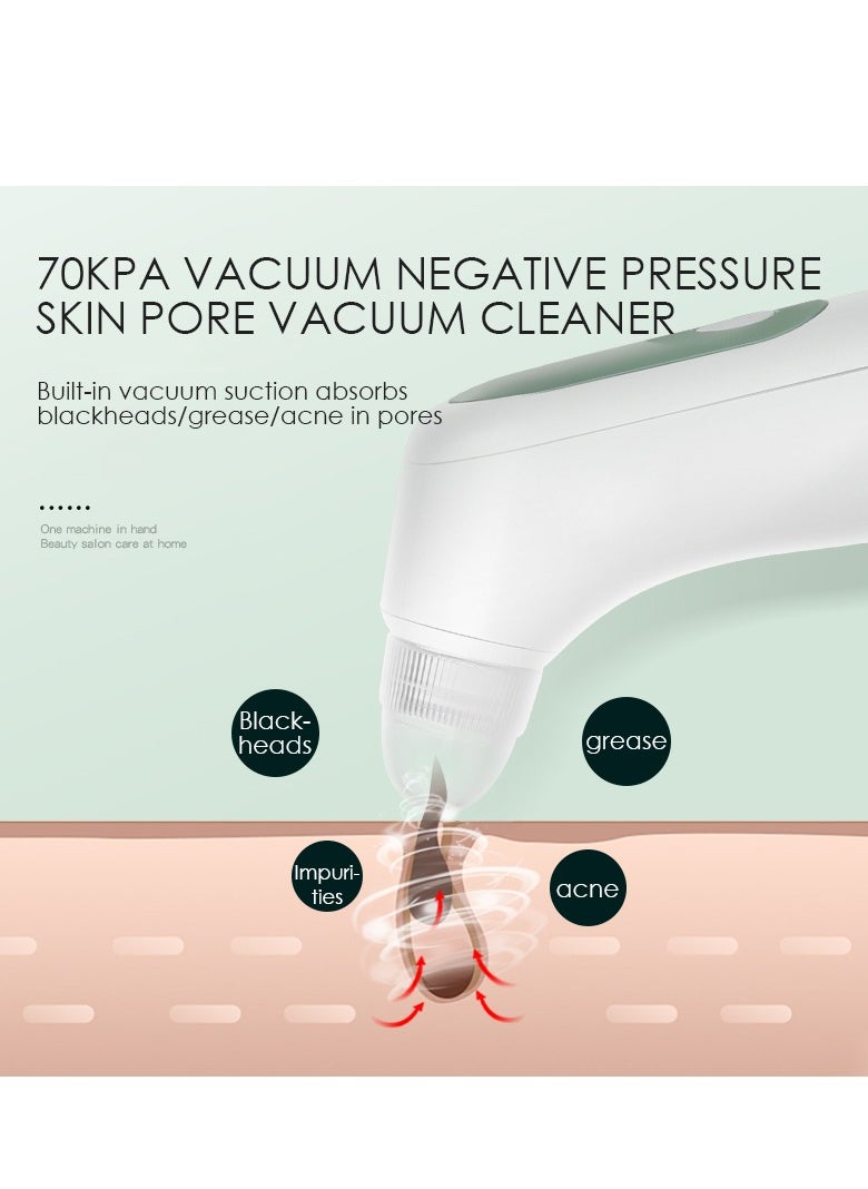 Blackhead Remover with Camera,Pore Vacuum with HD Camera for Skin Care,WiFi Facial Acne Extractor with 3 Adjustable Suction Power White