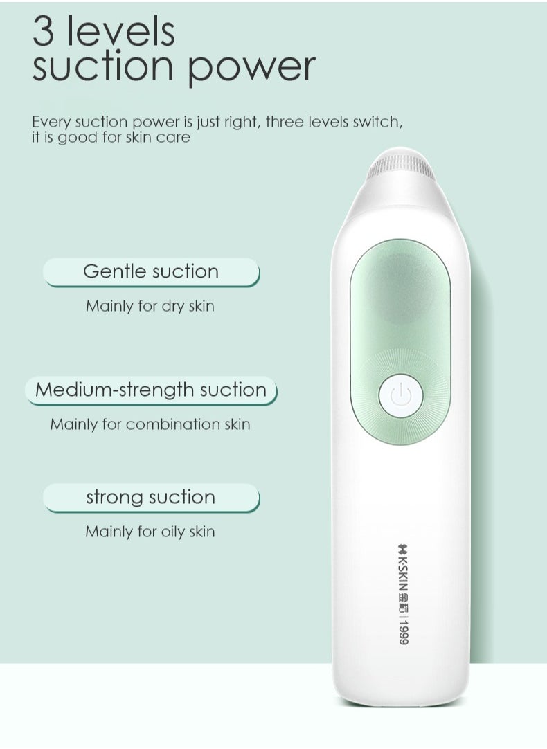 Blackhead Remover with Camera,Pore Vacuum with HD Camera for Skin Care,WiFi Facial Acne Extractor with 3 Adjustable Suction Power White