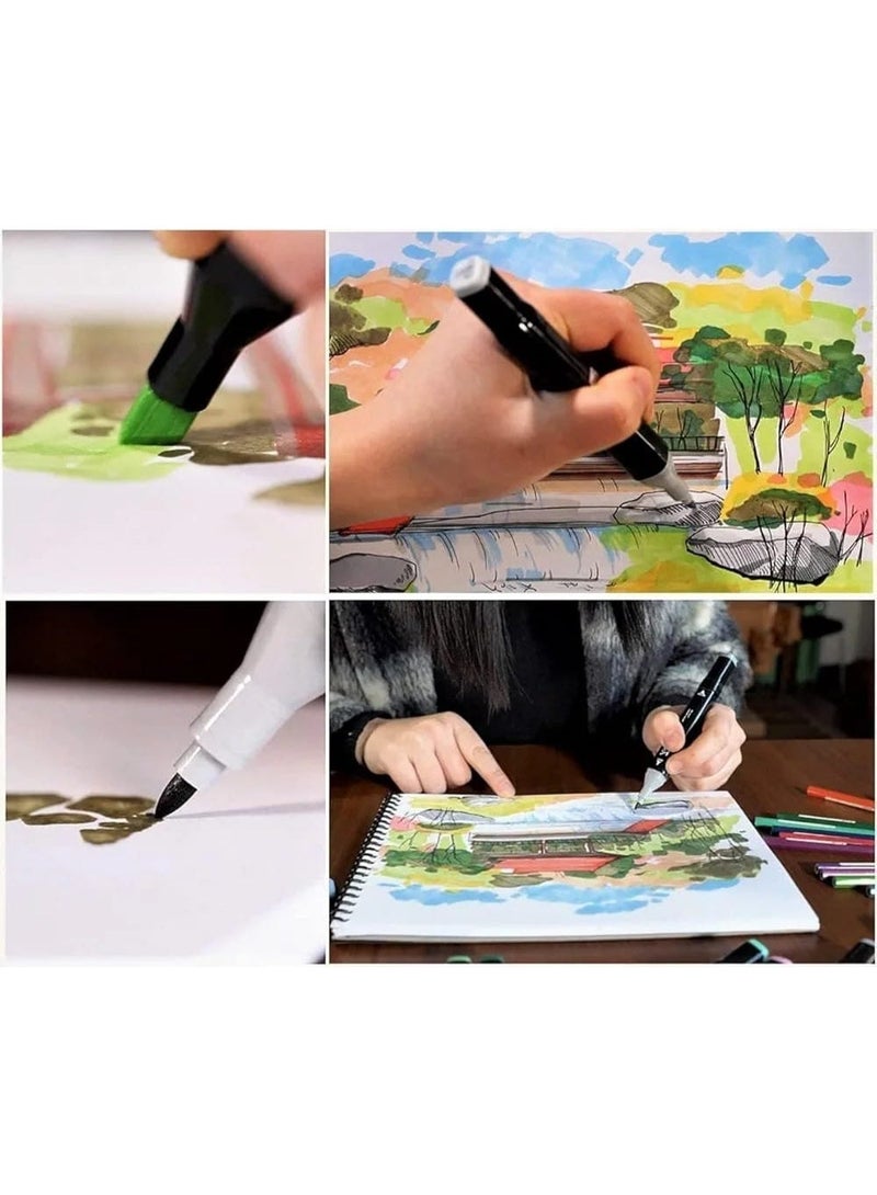 Dual-Tip Alcohol Marker Set – 36 Colors - Image 2