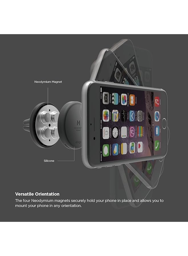 Elago Magnetic Car Mount,Black - Image 5