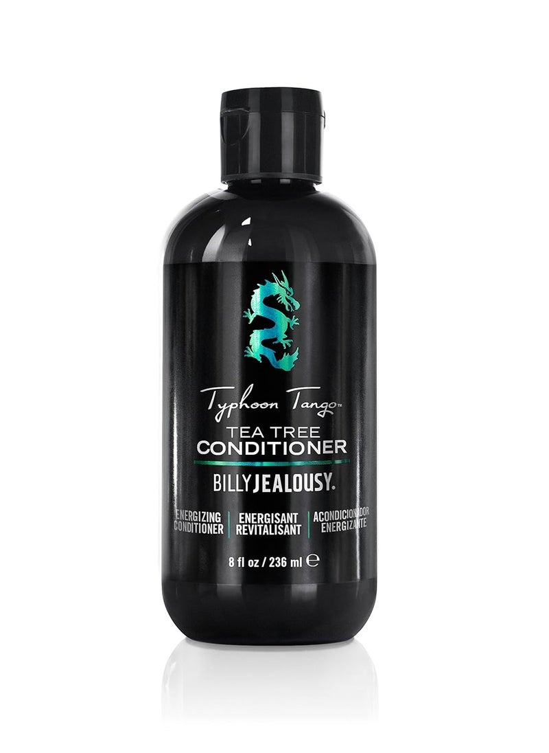 Billy Jealousy Billy Jealousy Typhoon Tango Tea Tree Conditioner for Men with Peppermint & Rosemary, Helps Prevents Flakes, Breakage & Split Ends, and Soothes Scalp Itch & Irritation, 8 Fl Oz  - Image 1
