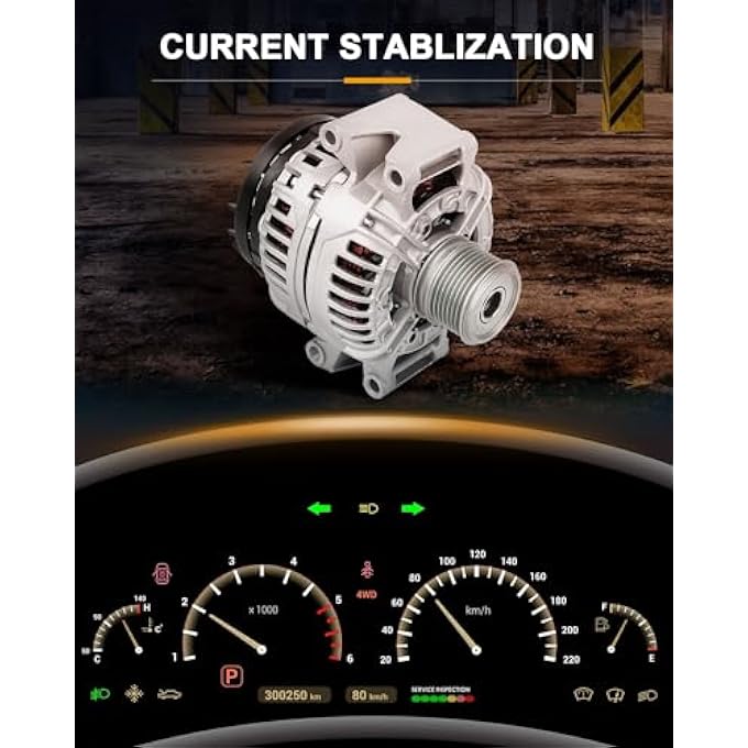 ROADFAR Alternator Compatible for for Mercedes-Benz for C230 2003-2005, Replace 11066 - Image 3