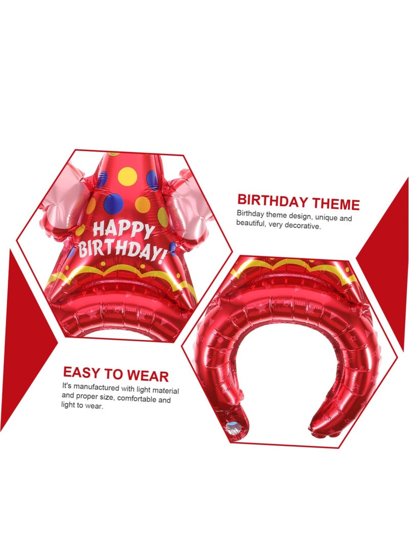 50pcs Happy Birthday Decor, Party Balloon Hat, Aluminum Film Balloons for birthday party, girls' party, daily gathering, sister photoshoot - pzsku/ZE1E4B6201C7245C483E6Z/45/_/1716970130/2475f5e0-b2fb-4478-8c68-2136d89d8872