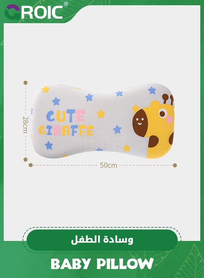 GROIC Kids Pillow for Sleeping, Small Bed Pillow for Toddler,Cooling Breathable Pillowcase, Small Pillow for Baby,Better Neck Support and Deep Sleeping,Memory Cotton Pillow for Baby  - Image 2
