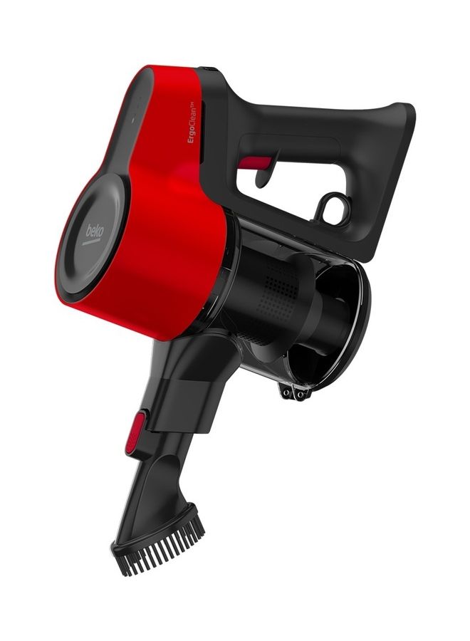 Beko ErgoClean Cordless Vacuum Cleaner | 110 Motor Power | 550ml Dust-Bin Capacity | 2 Suction Mode | Electrical Turbo Brush with LED Light 110 W VRT 50121 VR Black / Red - Image 2