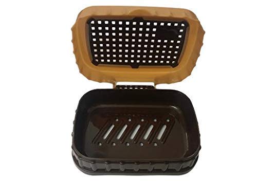justone choice Plastic Travel Box Soap Case Holder for Bathroom (Size - 12 x 8 x 4.5 cm Multicolour) - Image 3