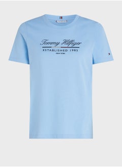TOMMY HILFIGER Crew Neck Logo T-Shirt  - Image 4