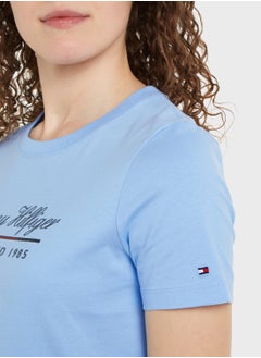 TOMMY HILFIGER Crew Neck Logo T-Shirt  - Image 3