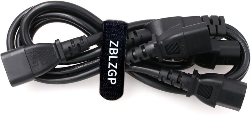قابس ذكر IEC 320 C14 مع سلك تمديد ثلاثي من أنثى C13، سلك مقسم من نوع Y من C14 إلى 3×C13 لأجهزة UPS/PDU، 250 فولت/10 أمبير (C14-3xC13 1 متر) - Image 2