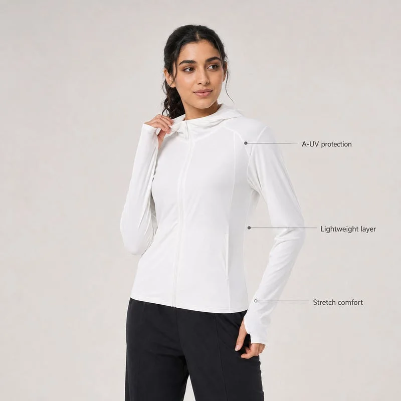 انتا A-UV Protect Women's Knit Track Top