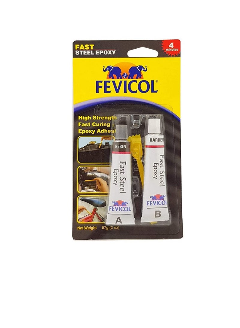 Fevicol Fast Steel Epoxy Adhesive 2 pcs pack - 57gm - Image 3