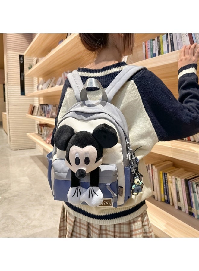 Kids School Backpack, Cute Toddler Cartoon Bags, Lightweight Bookbags School Backpack with Adujustable Strap Small Preschool Daycare Bag for Boys Girls (BY-9039, Blue) - Image 3