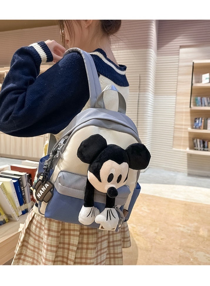 Kids School Backpack, Cute Toddler Cartoon Bags, Lightweight Bookbags School Backpack with Adujustable Strap Small Preschool Daycare Bag for Boys Girls (BY-9039, Blue) - Image 4