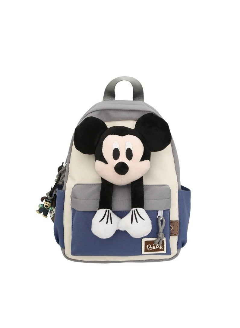 Kids School Backpack, Cute Toddler Cartoon Bags, Lightweight Bookbags School Backpack with Adujustable Strap Small Preschool Daycare Bag for Boys Girls (BY-9039, Blue) - Image 1