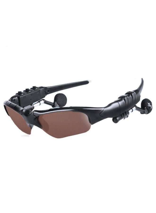 نظارات شمس مستقطبة بلوتوث نظارات شمسية نظارات سماعة الاستماع إلى سماعة الموسيقى سماعة متعددة الوظائف - اللون: شاي - Image 1