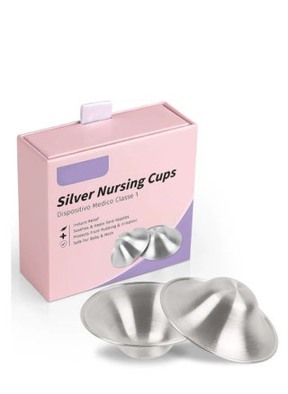 925 Silver Nursing Cups Original Perforated Breathable Design, 920 Silver Nipple Cover for Breastfeeding Essential, Silver Nipple Shield for Nursing Newborn, Metal Nipple Shields, Regular Size - pzsku/ZE1E51EFF6222FFD3E304Z/45/1748239640/5eec3511-be2a-4c00-a72f-5982de0e3973