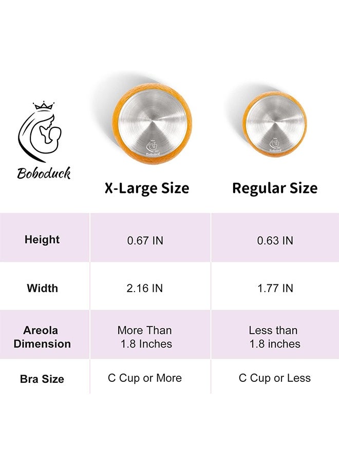 925 Silver Nursing Cups Original Perforated Breathable Design, 920 Silver Nipple Cover for Breastfeeding Essential, Silver Nipple Shield for Nursing Newborn, Metal Nipple Shields, Regular Size