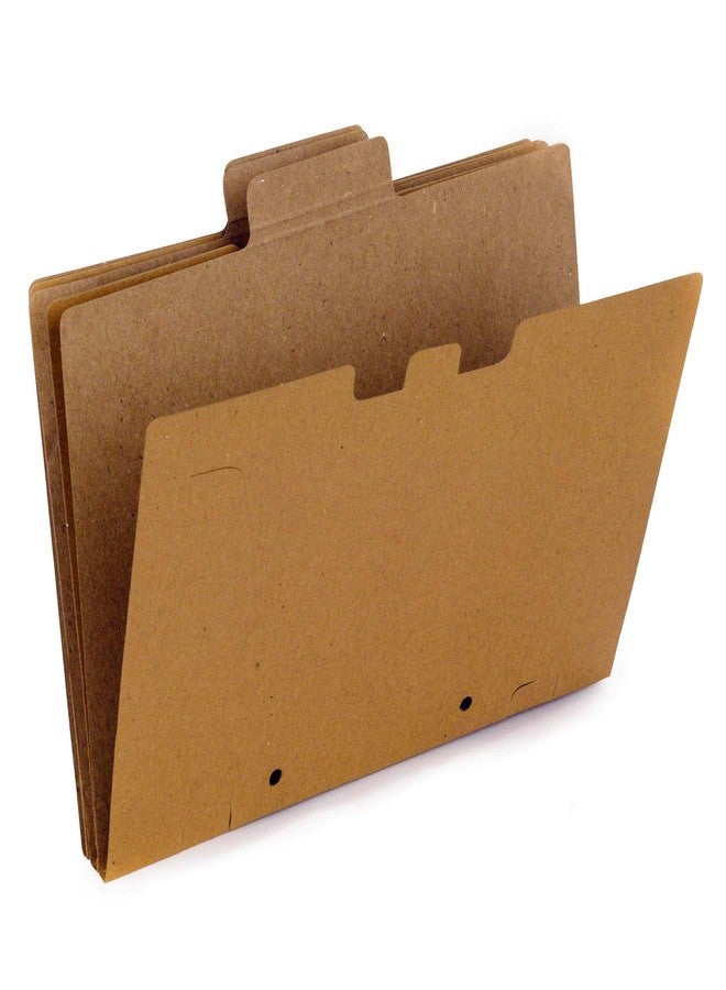 MANIFOLD File Folder with Spine + Binder Clips | Pack of 12 | A4 Size (270 GSM) | Holds Up to 30 Sheets| Durable | Eco-Friendly | Multi-Purpose | Locking Sleeve for Office, School, and Home - Image 1
