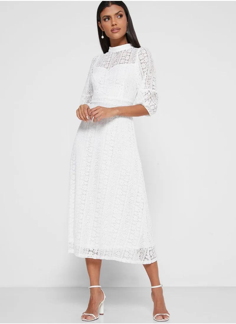 ELLA Lace Detailed Dress