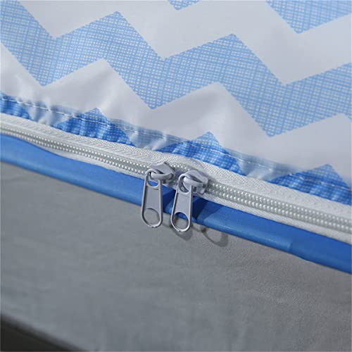 CdyBox Folding Mosquito Net Tent Canopy Curtains for Beds Home Bedroom Decor (Blue, 1.8X2.0m) - Image 4