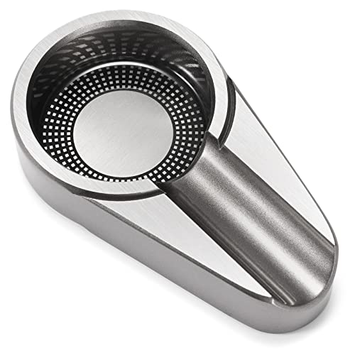 CiTree Cigar Travel Ashtray, Metal (Silver) - Image 1