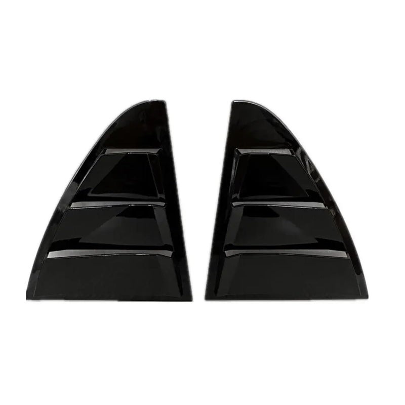 Rear Window Louver ABS Carbon Fiber Cover For Benz C Class W205 2015 2021 - Image 3