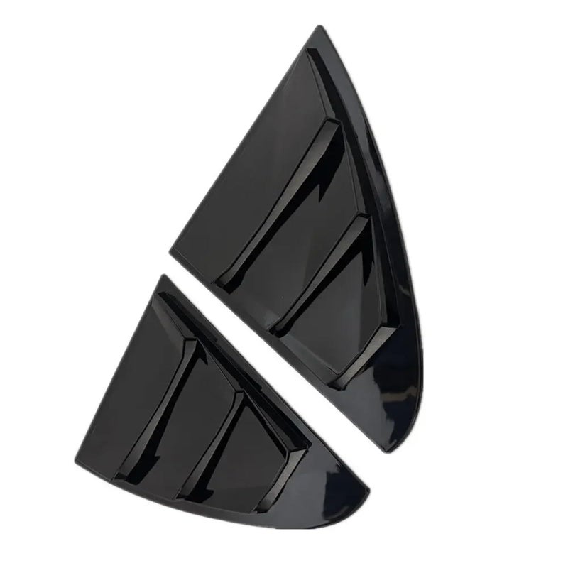 Rear Window Louver ABS Carbon Fiber Cover For Benz C Class W205 2015 2021 - Image 2
