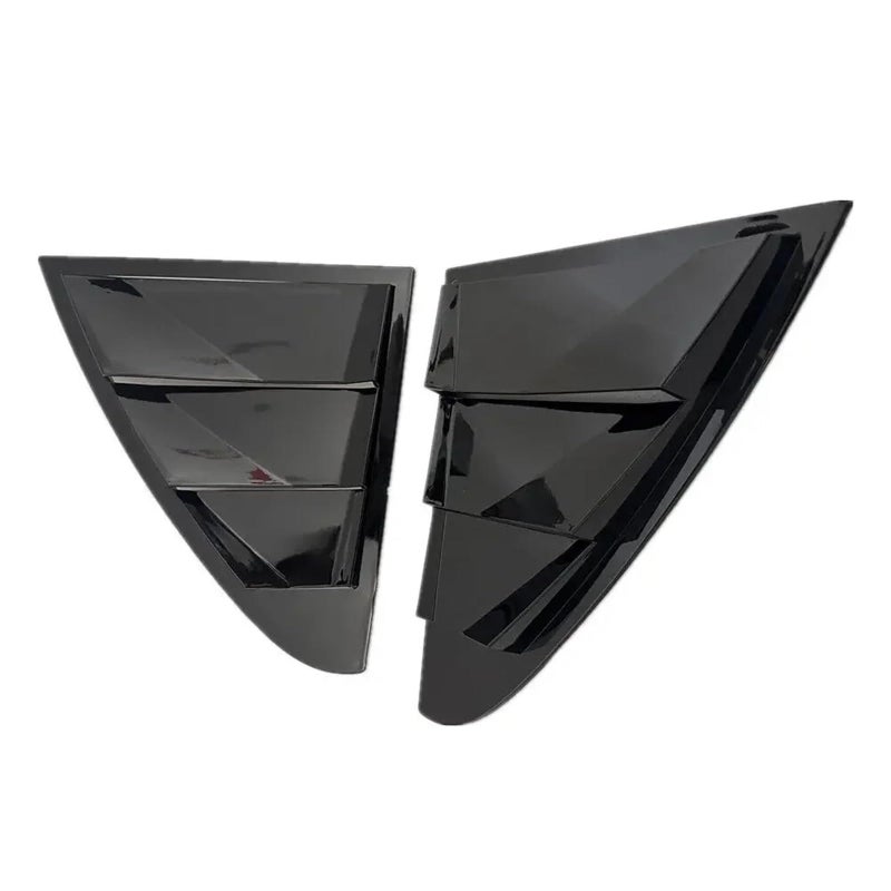 Rear Window Louver ABS Carbon Fiber Cover For Benz C Class W205 2015 2021 - Image 4