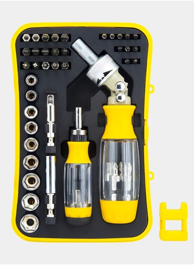 RDEER - 56 in 1 Ratchet Screwdriver Set Multi-Function Precision Nut Driver Hand Repair Tool Kit - Image 1