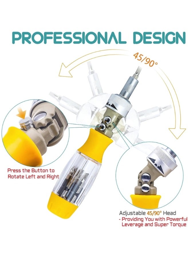RDEER - 56 in 1 Ratchet Screwdriver Set Multi-Function Precision Nut Driver Hand Repair Tool Kit - Image 1