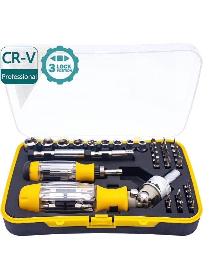 RDEER - 56 in 1 Ratchet Screwdriver Set Multi-Function Precision Nut Driver Hand Repair Tool Kit - Image 1