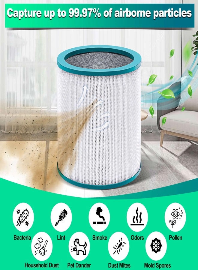 BRENSTEN 2 Pack Replacement Air Purifier Filters for Dyson Tower Purifier Pure Cool Link TP01 TP02 TP03 BP01, AM11, Dyson BP01 Models, Compared to Part # 968126-03 - Premium Activated Carbon Filters - Image 4