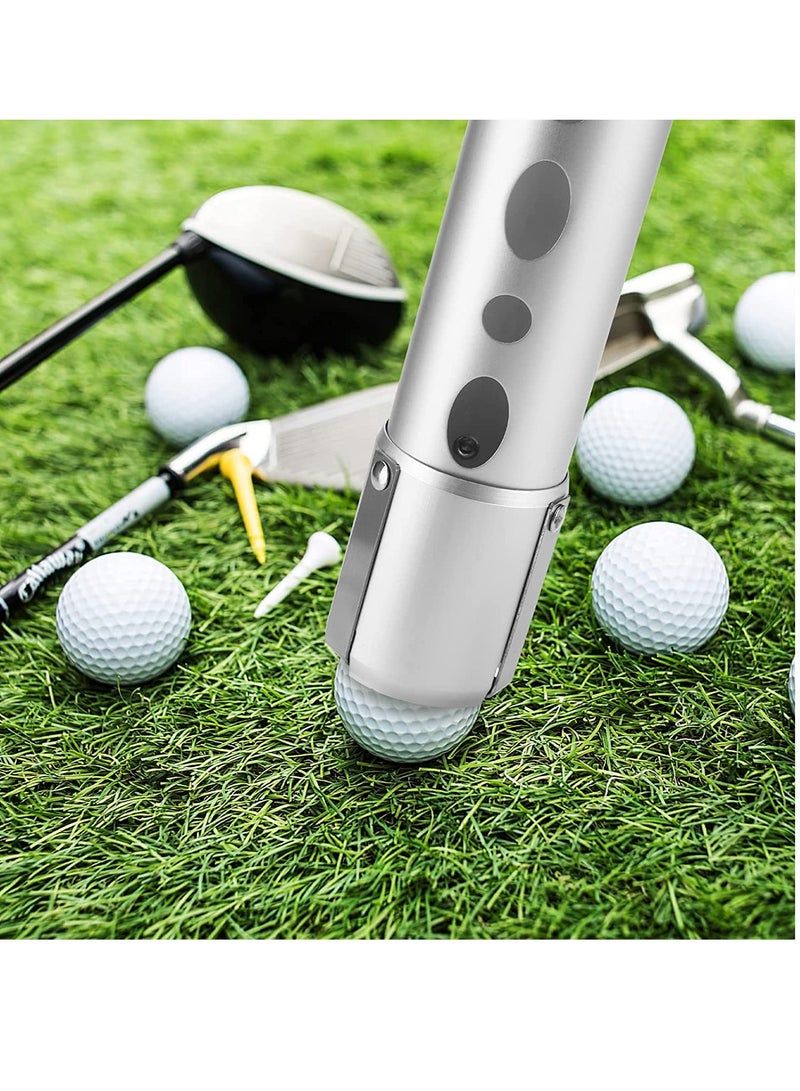 Golf Ball Retriever, Detachable Aluminum Alloy Picker, Holds 21 Balls, Quick Pick Up, No Bending, Perfect Gift for Golf Lovers - Image 4
