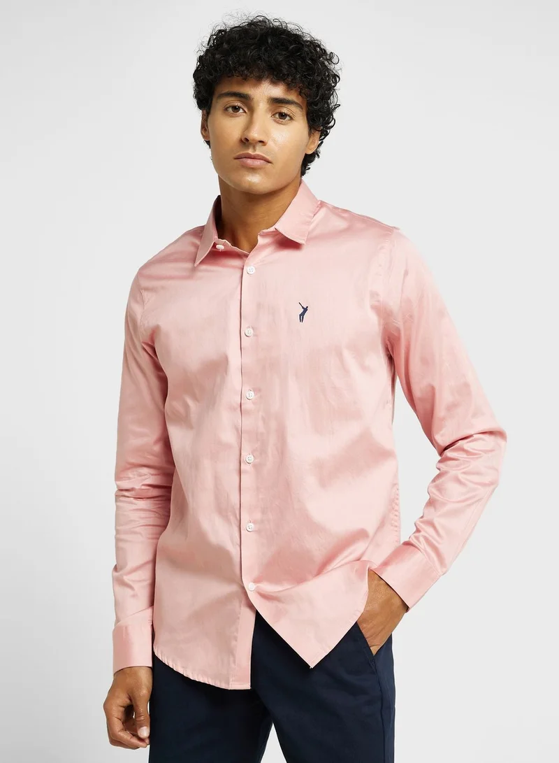 توماس سكوت قميص كلاسيك توماس سكوت بقصة ضيقة وياقة واسعة كاجوال