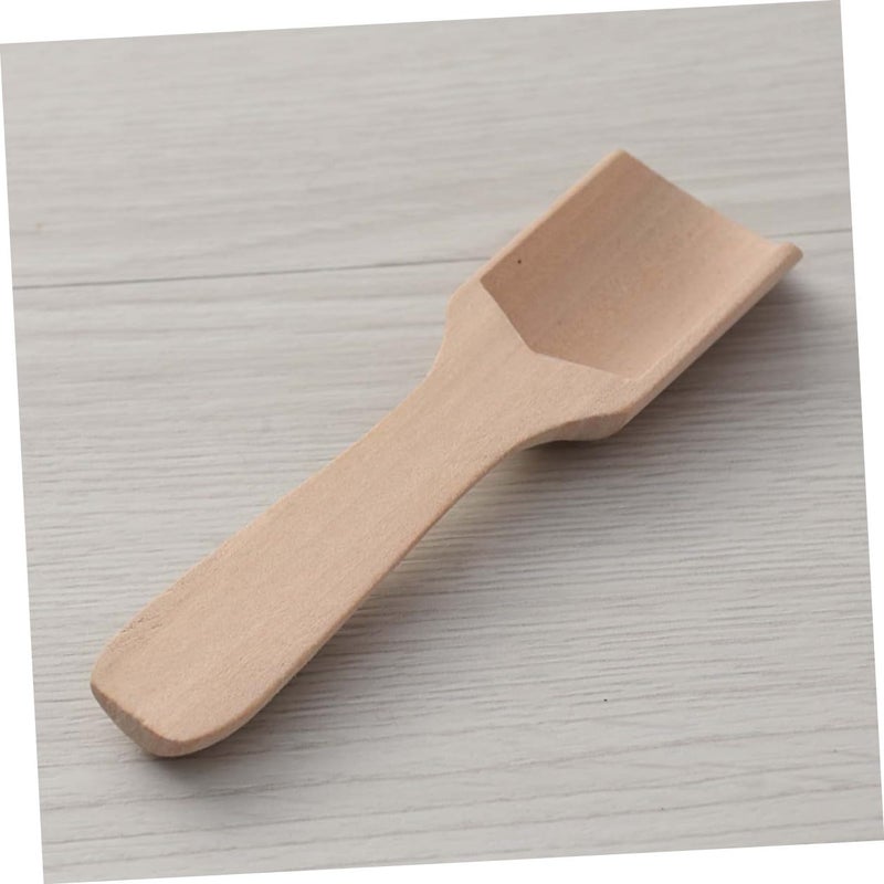 15 Pcs Wooden Tea Scoop And Salt Shovel 2 8x11cm Flat Handle Spoon For Kitchen - Image 5