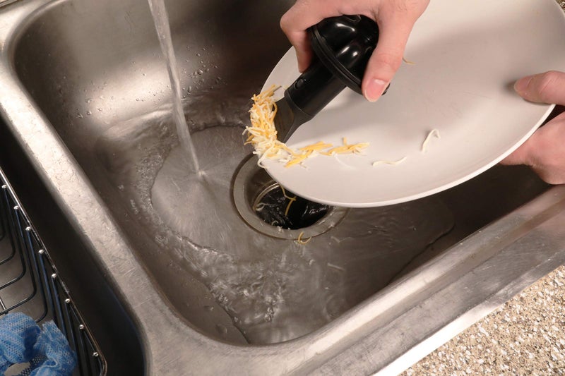 Danco 10896A Disposal Genie II Garbage Disposal Strainer and Stopper, Kitchen Sink Drain Splash Guard with Food Scraper, Gray, 1-Pk - Image 5